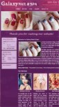 Mobile Screenshot of galaxynailsnspa.com